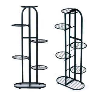 KWIETNIK METALOWY ELEVATE, REGAŁ NA KWIATY, 6 PÓŁEK, LOFT, DO SALONU