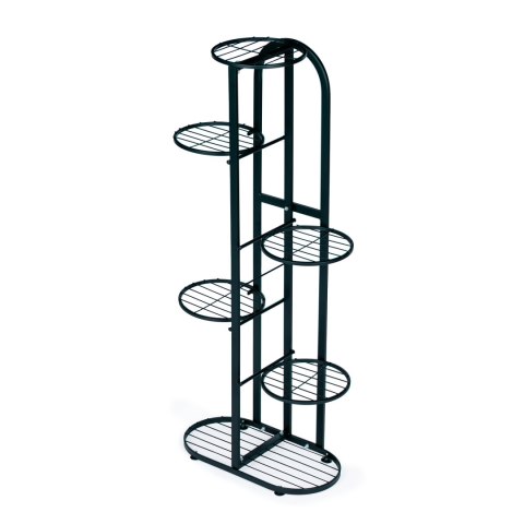 KWIETNIK METALOWY ELEVATE, REGAŁ NA KWIATY, 6 PÓŁEK, LOFT, DO SALONU