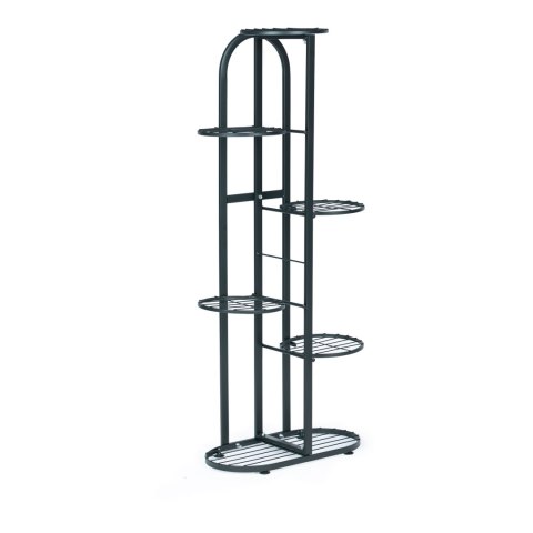 KWIETNIK METALOWY ELEVATE, REGAŁ NA KWIATY, 6 PÓŁEK, LOFT, DO SALONU