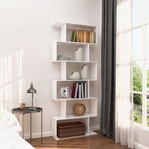 REGAŁ NEXUS, 5 PÓŁEK, BIAŁY, NA KSIĄŻKI, DO SALONU, BIUROWY, SZAFKA, LOFT