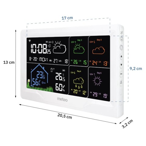 STACJA POGODOWA AETHERIA, WIFI, SMART LIFE, BAROMETR, BEZPRZEWODOWA