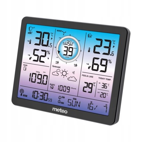 STACJA POGODOWA CLIMADA, BEZPRZEWODOWA, BAROMETR, WIATR, OPADY, SOLAR, DCF