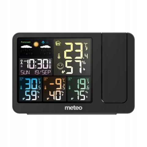 STACJA POGODOWA AETHERIA, PROJEKTOR LASEROWY, ZEGAR DCF, CZUJNIK, BAROMETR