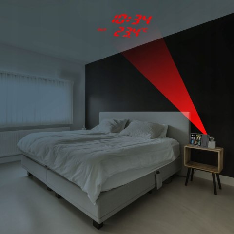 STACJA POGODOWA AETHERIA, PROJEKTOR LASEROWY, ZEGAR DCF, CZUJNIK, BAROMETR