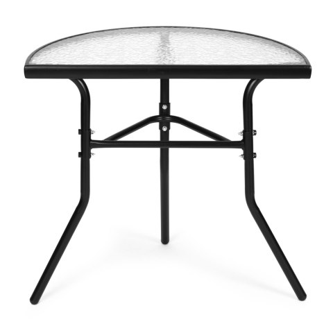 STOLIK KAWOWY OGRODOWY AZZURRO, ŁAWA, STÓŁ, LOFT, CZARNY, DO SALONU, 70 CM