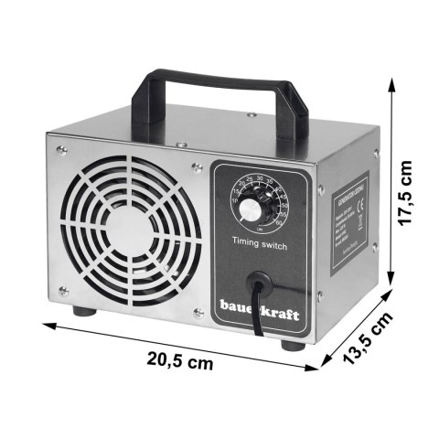 GENERATOR OZONU OZONATOR AETHERA, 60G/H, TIMER, DO SAMOCHODU, DOMU, BIURA