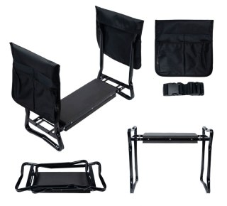 KLĘCZNIK TABORET OGRODOWY 4W1 GIARDINO, SKŁADANY, SIEDZISKO, TORBY, PIANKA