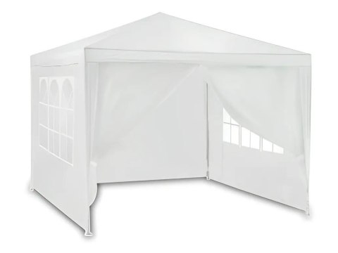 PAWILON NAMIOT OGRODOWY 3X3 SOLARA, 4 ŚCIANKI, OKNA, BIAŁY, WODOODPORNY