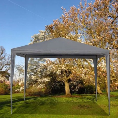 PAWILON NAMIOT OGRODOWY 3X3M SOLARE, 4 ŚCIANY, SZARY, WODOODPORNY, ALTANA