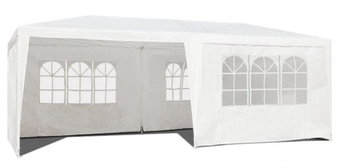 PAWILON NAMIOT OGRODOWY 3X6 SOLARIA, 6 ŚCIAN, WODOODPORNY, IMPREZOWY, BIAŁY