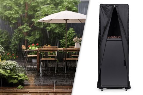 OGRZEWACZ GAZOWY AEGIS, 13KW, OGRODOWY, TARASOWY, PROMIENNIK, POKROWIEC