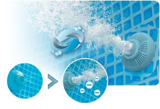 POMPA PIASKOWA FILTRUJĄCA INTEX AQUAFLUX, 3500L/H, 32MM, DO BASENU, TIMER