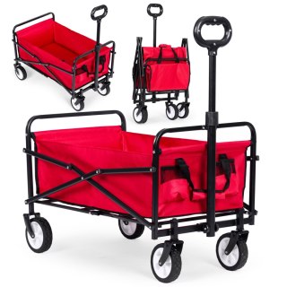 WÓZEK TRANSPORTOWY SKŁADANY VIAGGIO, OGRODOWY, PLAŻOWY, TURYSTYCZNY, 100KG