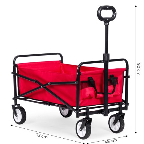 WÓZEK TRANSPORTOWY SKŁADANY VIAGGIO, OGRODOWY, PLAŻOWY, TURYSTYCZNY, 100KG