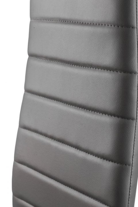 KRZESŁA TAPICEROWANE 4X CROMIA, DO SALONU, JADALNI, SZARE, EKOSKÓRA, CZARNE