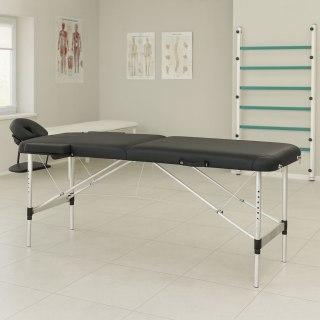 STÓŁ DO MASAŻU SKŁADANY MOBILIA, ALUMINIOWY, 2 SEGMENTY, REHABILITACYJNY