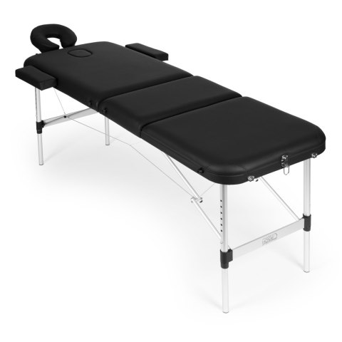STÓŁ DO MASAŻU REHABILITACYJNY ALTERA, 3 SEGMENTY, SKŁADANY, ALUMINIUM