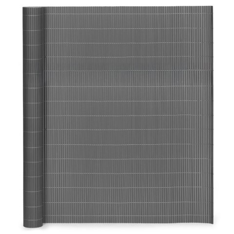 MATA BAMBUSOWA PVC OSŁONA BALKONOWA 150X300 ANTRACYT, DWUSTRONNA, AETHEL