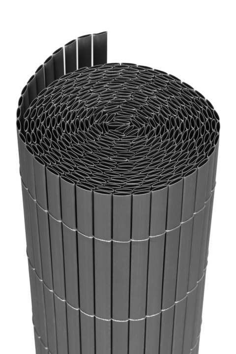 MATA BAMBUSOWA PVC OSŁONA BALKONOWA 150X300 ANTRACYT, DWUSTRONNA, AETHEL