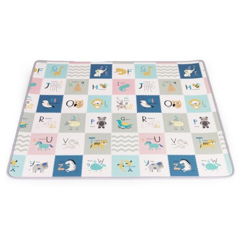 MATA EDUKACYJNA PIANKOWA LUDICO, DWUSTRONNA, 180X150 CM, ECOTOYS, EVA