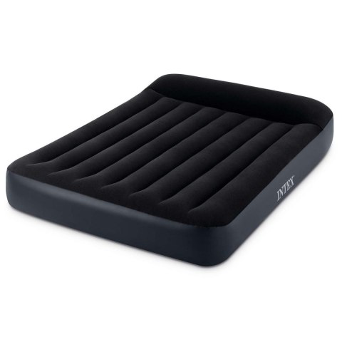 MATERAC DMUCHANY INTEX VILA, DWUOSOBOWY, 191X137X25, WELUR, ZAGŁÓWEK, ŁÓŻKO