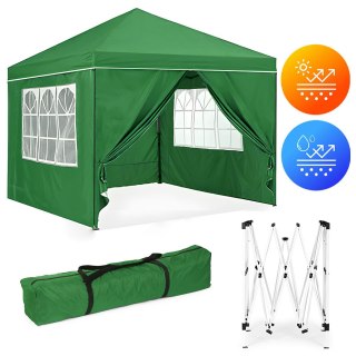 NAMIOT OGRODOWY 3X3 M AEGIS, PAWILON POP-UP, 4 ŚCIANKI, WODOODPORNY, TORBA