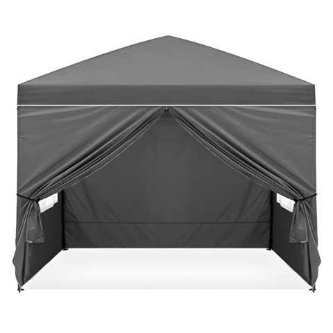NAMIOT OGRODOWY 3X3 AUTOMATYCZNY TENDA, PAWILON, 4 ŚCIANKI, POP-UP, SZARY