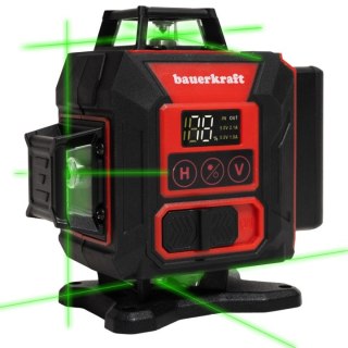 POZIOMICA LASEROWA 4D 360 MACHINA, 16 LINII, ZIELONY LASER, PILOT, STATYW