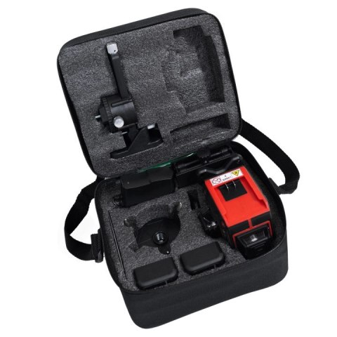 POZIOMICA LASEROWA 4D 360 MACHINA, 16 LINII, ZIELONY LASER, PILOT, STATYW