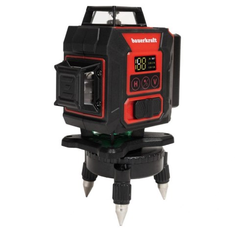 POZIOMICA LASEROWA 4D 360 MACHINA, 16 LINII, ZIELONY LASER, PILOT, STATYW