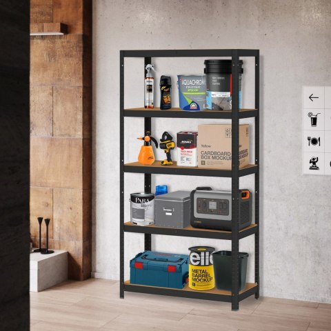 REGAŁ 5 PÓŁEK ASCENDO, LOFT, INDUSTRIALNY, NA KSIĄŻKI, DO SALONU, CM, SZAFA