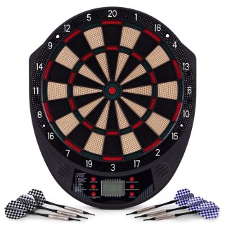 TARCZA DO DARTA ELEKTRONICZNA LUMINOS, RZUTKI, LCD, 41 CM, 26 GIER