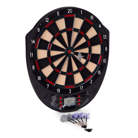 TARCZA DO DARTA ELEKTRONICZNA LUMINOS, RZUTKI, LCD, 41 CM, 26 GIER