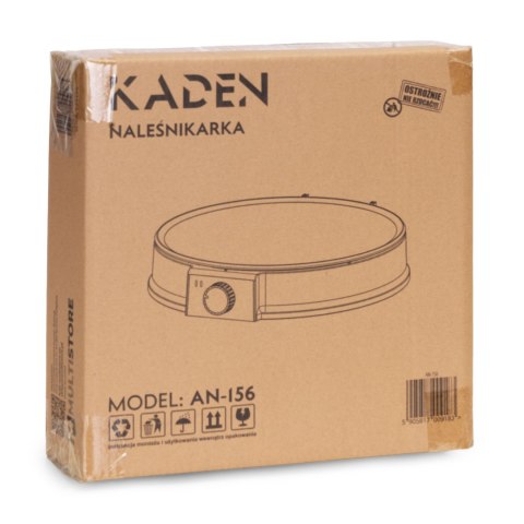 NALEŚNIKARKA ELEKTRYCZNA CREPINO, 1200W, 30CM, KADEN, TEFLON, AKCESORIA