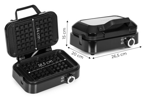 GOFROWNICA APERTO 1200W KADEN, MOCNA, TEFLONOWA, REGULACJA TEMPERATURY