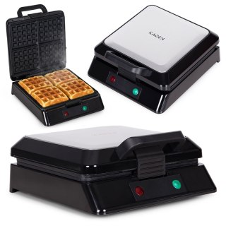 GOFROWNICA VELLUTO, MOCNA 1300W, NA 4 DUŻE GOFRY, POWŁOKA NIEPRZYWIERAJĄCA