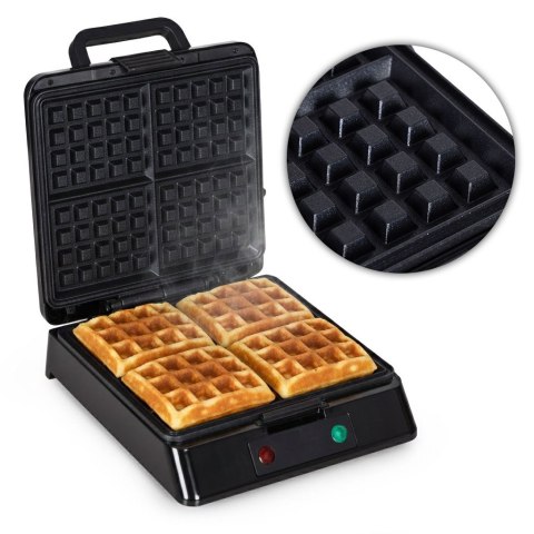 GOFROWNICA VELLUTO, MOCNA 1300W, NA 4 DUŻE GOFRY, POWŁOKA NIEPRZYWIERAJĄCA