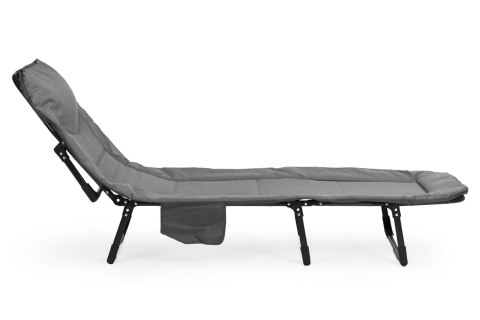 ŁÓŻKO POLOWE NOMADE, TURYSTYCZNE, LEŻANKA, SKŁADANE, REGULOWANE, 200X65 CM