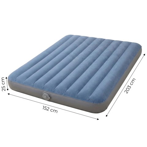 MATERAC DMUCHANY INTEX VELARE, 2-OSOBOWY, POMPKA AKUMULATOROWA, 152X203X25