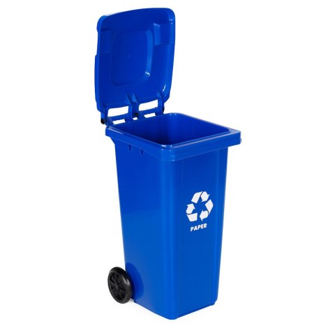 POJEMNIKI NA ODPADY KOSZE 3X120L DURUS, ZESTAW, SEGREGACJA, KUBŁY, HDPE