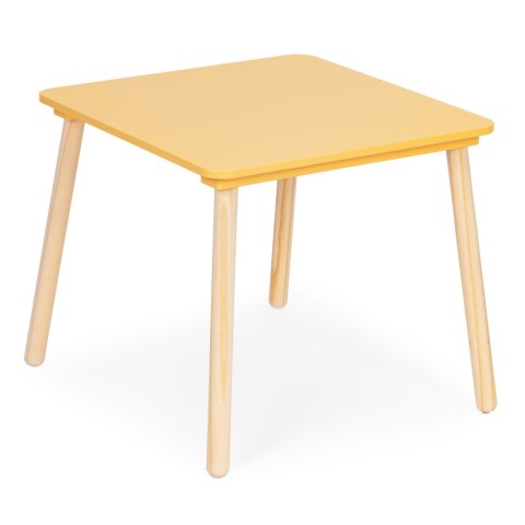 ZESTAW MEBLI GIOIA, STOLIK, 2 KRZESEŁKA, DZIECIĘCY, ŻYRAFA, DREWNO, ECOTOYS