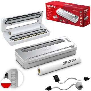 ZGRZEWARKA PRÓŻNIOWA SIGILLO 120W, PAKOWARKA, SOUS VIDE, ZESTAW, FOLIA