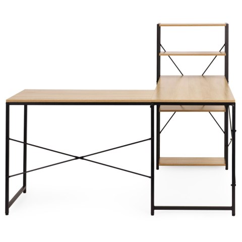 BIURKO NAROŻNE NEXUS, REGAŁ, LOFT, KOMPUTEROWE, GAMINGOWE, METALOWE, 145CM