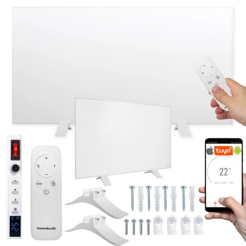 GRZEJNIK NA PODCZERWIEŃ AURAO, 600W, PANEL GRZEWCZY, WIFI, TUYA, TERMOSTAT