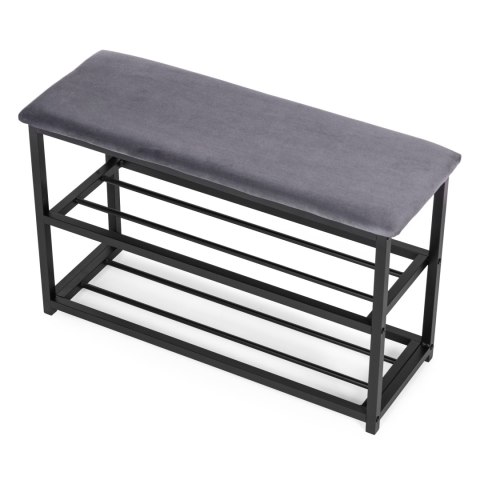 SZAFKA NA BUTY Z SIEDZISKIEM ALISTRA, 80 CM, LOFT, VELVET, PRZEDPOKÓJ