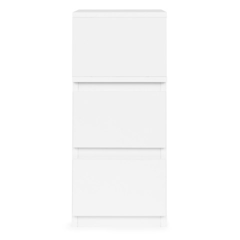 SZAFKA NOCNA LED LUMINIS, 2 SZUFLADY, WNĘKA, MDF, NOWOCZESNA, DO SYPIALNI