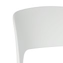 BIAŁE KRZESŁO FLEXI, DO KUCHNI, WYTRZYMAŁE, PROSTE, UNIWERSALNE