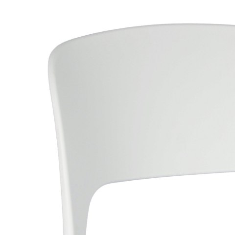 BIAŁE KRZESŁO FLEXI, DO KUCHNI, WYTRZYMAŁE, PROSTE, UNIWERSALNE