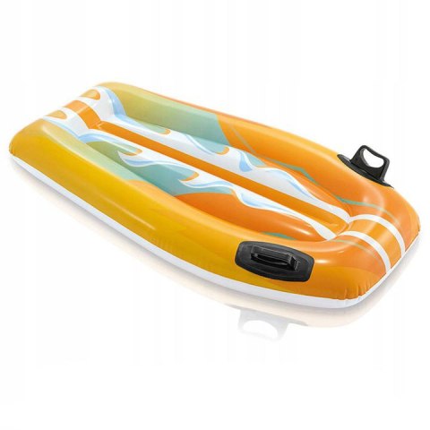 Deska do pływania dmuchana z uchwytami dla dzieci INTEX 58165 ORANGE