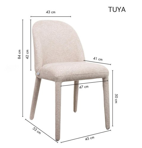 Krzesło TUYA beżowe